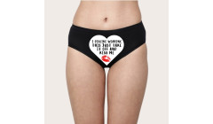 SN-Take It Off and Kiss Me Naughty Text Panty [Low...